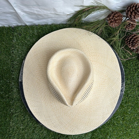 BRIXTON
JO PANAMA STRAW
RANCHER HAT Color: Catalina Sand size S like new - Picture 12 of 16
